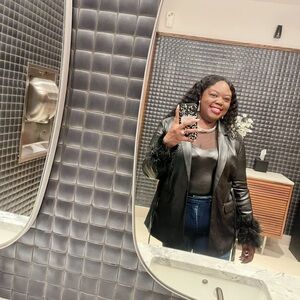 Elegant Black Leather Jacket